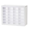IRIS 24 Drawer Parts Cabinet, White