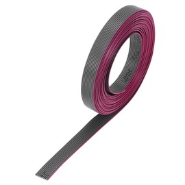 QUARKZMAN 30AWG IDC Wire Ribbon Cable 2 m / 6.6 ft Length 0.635 mm Pitch 10 Pin Grey for JTAG/ISP Connection