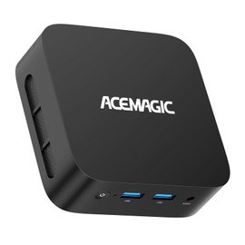 ACEMAGIC V1 Mini PC Intel Alder Lake-N95 (4C/4T, up to 3.4GHz), 8GB DDR4 256GB M.2 SSD Micro Computer Desktop PC, Gigabit Ethernet/WiFi 5/BT4.2/4K@60Hz Mini Computer Office/School