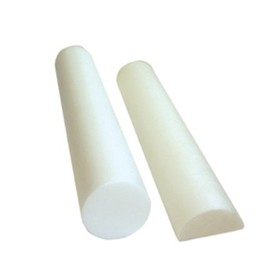 Cando Foam Roller - White open cell foam - Extra Firm
