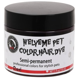 WELYEME Semi-Permanent Dog Hair Dye, Food-Grade Pigment Dog Dye, Pet Hair Dye Used by Grooming Salons, Cats and All Pets Can be Bathed
