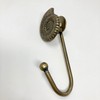 Knobs By Blossom Antique Brass Sea-Life Marine Nautical Hooks (1.