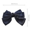 Silky Big Bow Hair Clip - Soft Satin Hair Ribbon