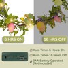 Gudegou 6FT Easter Garland for Mantle, Spring Garland with Eggs