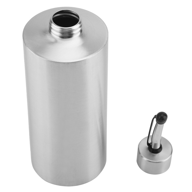 550mL Stainless Steel Oil Bottle Vinegar Sauce Dispenser Container Home