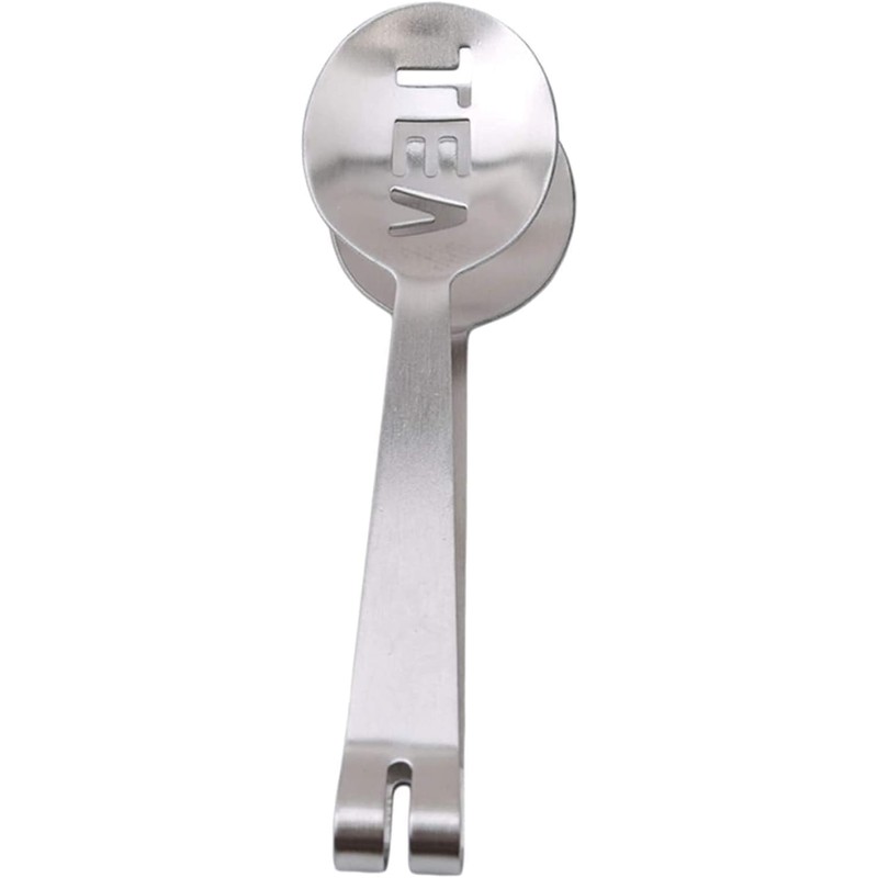Silver Stainless Steel Tea Bag Squeezer Tea Bag Clamp Herb