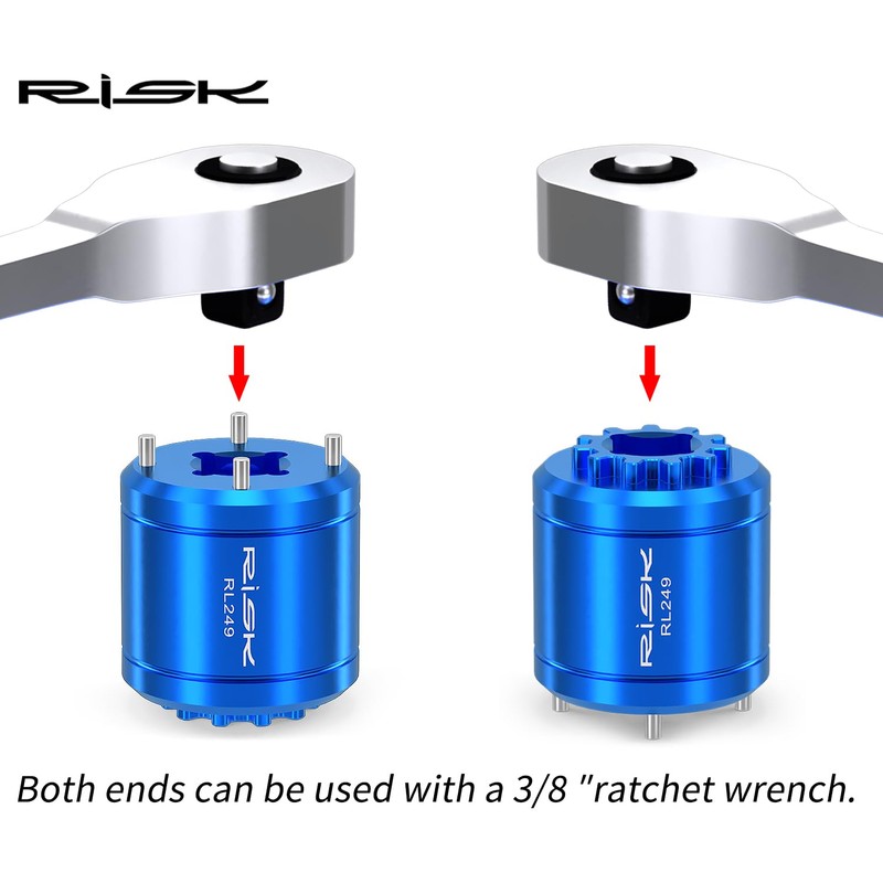 CYCEARTH Bike 2 in 1 Crank Cover Removal Tool Bicycle