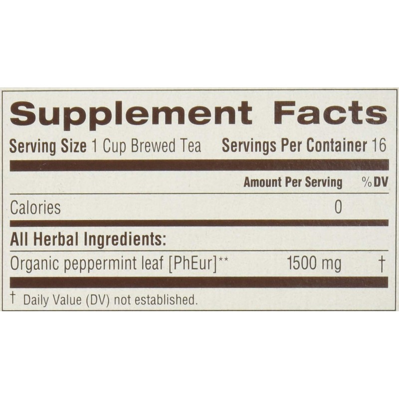 Organic Peppermint Tea - 16 Bags