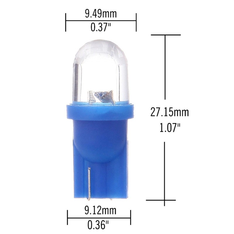 cciyu 10pcs T10 194 168 2825 Wedge SMD Led Bulbs