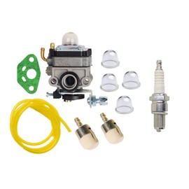 OuyFilters Carburetor Carb Kit with Primer Blub Fuel Line Fuel Filter For Honda GX25 GX25N GX25NT FG110 Replaces 16100-Z0H-825
