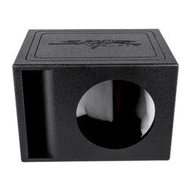 Skar Audio AR1X10V Single 10" Universal Fit Armor Coated Ported Subwoofer Box with Kerf Port