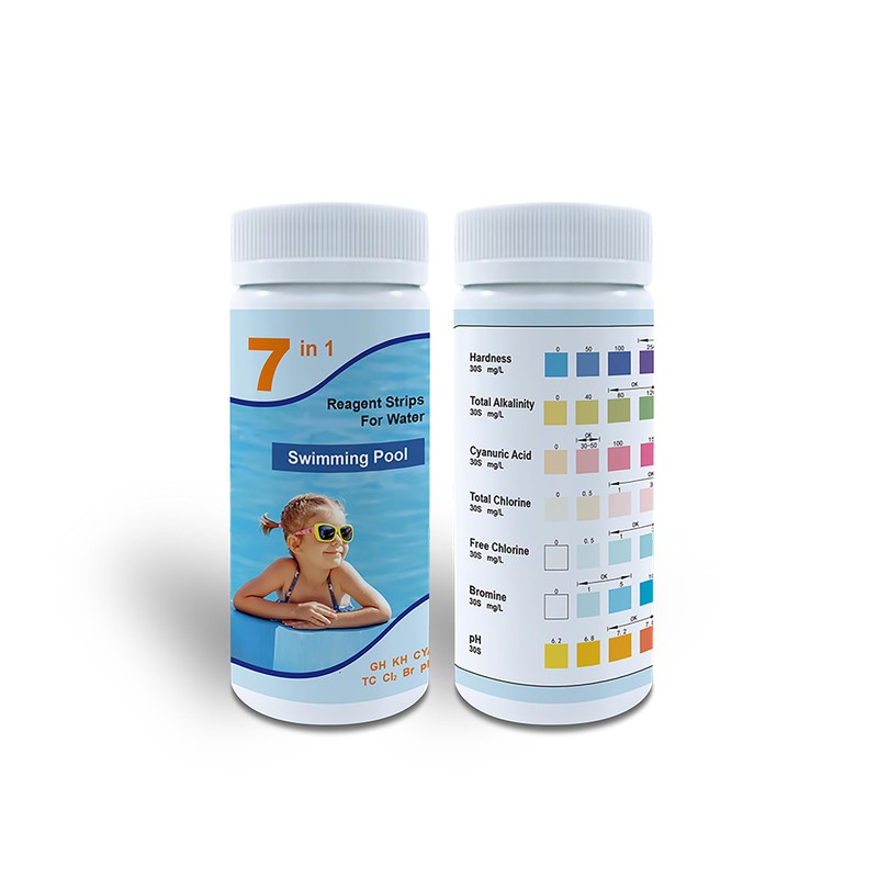 Pool and Spa Test Strips, 7 in 1 Quick Super