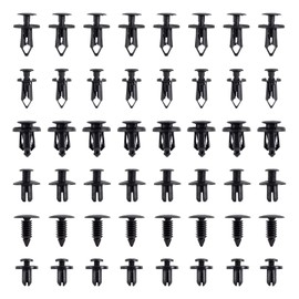 Car Mounting Clips, 190 Pieces Door Trim Clips Bumper Trim Fixing Clips Fender Bumper Car Plastic Rivets for Interior Decoration (6 Types)