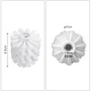 GERUIKE Toilet Brush Head, White, Replacement Brush Head for Toilet