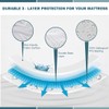 2 Pack Twin Waterproof Mattress Protector Deep Pocket Mattress Cover,