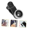 NOLITOY Cell Phone Camera Lens Kit Silver Clip Wide Angle