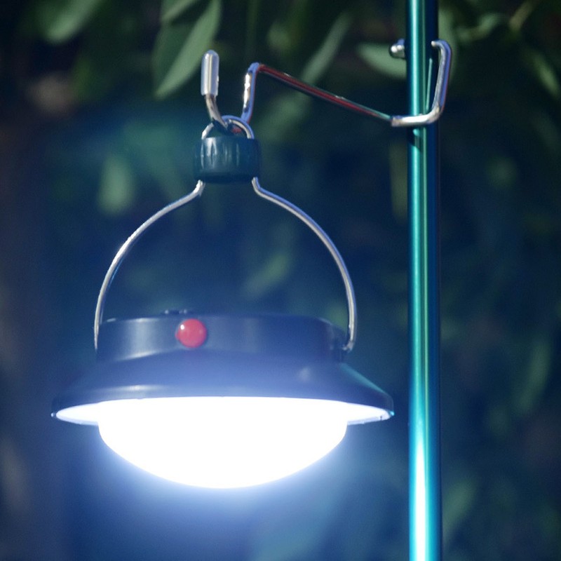 Outdoor Portable Aluminum Alloy Lamp Holder Camping Folding Hanging Light