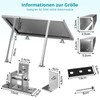 PARTSEE Solar Panel Bracket Centre Clamps 35 mm, Pack of