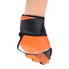 Kids Children Goalkeeper Glove NOn Slip Latex Soccer Finger Gloves(Orange