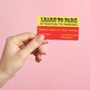 PATIKIL Bad Parking Cards Learn to Park Attention to Parking