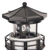 Solar Lighthouse 360 Degree Rotating Lighthouse Decoration Fadeless Resin LED