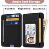HOTCOOL Card Holder Wallet Front Pocket Minimalist Travel Cute Funny