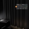 hoeflife Room Divider Curtains Blackout Ceiling Track Curtain with Hook
