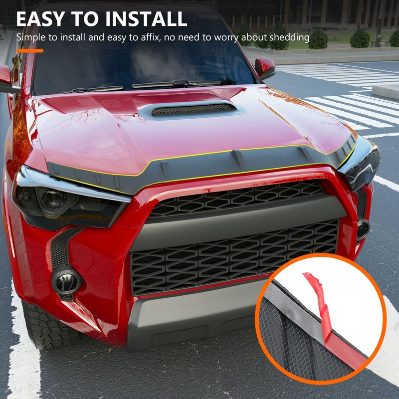 powoq Hood Deflector Compatible with 2010-2024 Toyota 4Runner Hood Protector