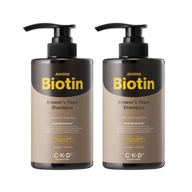 CKD Aminobiotin Brewer's Yeast Shampoo 500ml 2pcs / 씨케이디 아미노비오틴 맥주효모 샴푸 500ml 2개