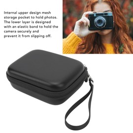Funda Rígida para Cámara para Mini EVO Link Liplay, Funda Protectora y de Transporte de Piel Sintética para Cámara Digital, Accesorios para Cámara, Bolsa de Almacenamiento de (Negro)