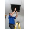 HaVACo 2'x2' Lay-In 3 Cone Supply with 12" Pre-Molded Boot,