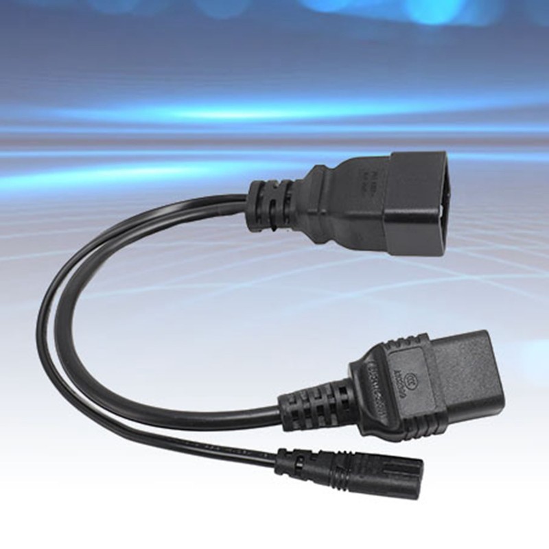 C20 to C7 C19 Y Splitter Power Plug Cord Single