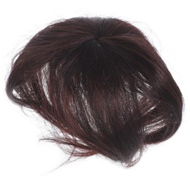 Beavorty 2pcs Hair Volume Topper for Women Invisible Synthetic Hair Piece Design for Daily Wear and Special Occasions Deep