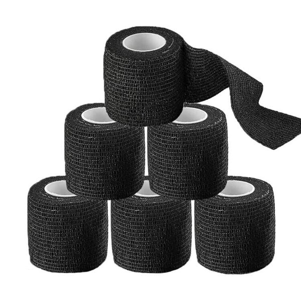 Beoncall Grip Tape Wrap 6pcs Grip Tape Cover 2" x 5 Yards Self-Adhesive Tape