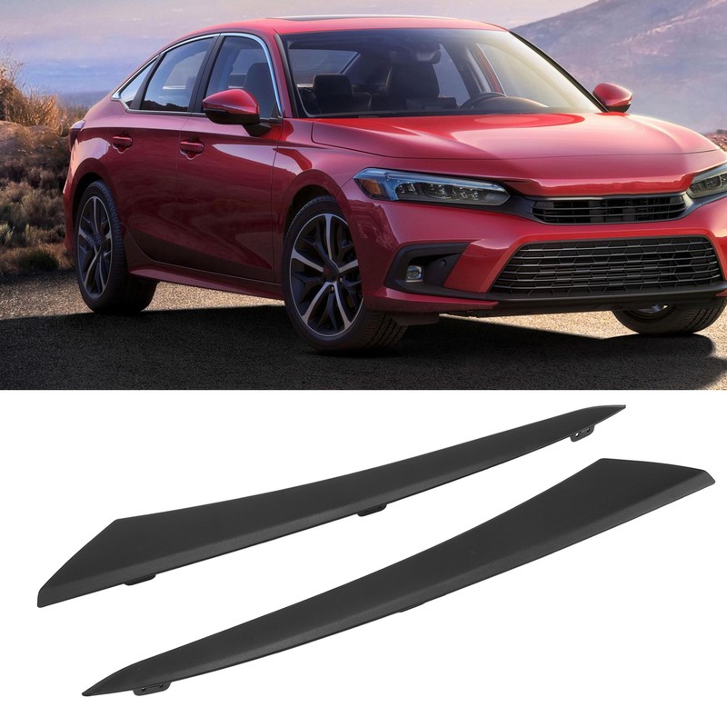 2PCS Front Headlight Eyelid Molding Trim Left Right Protective 71207