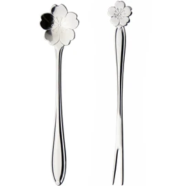 Nagao Flower Coffee Spoon, Sakura, Set of 2, Made in Japan