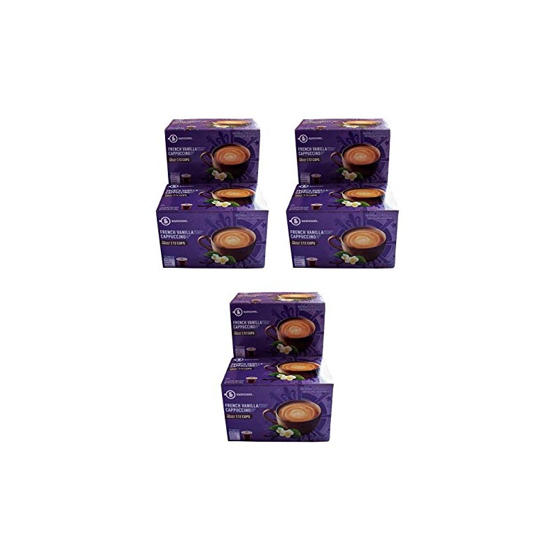 Barissimo French Vanilla Cappuccino Coffee Cocoa Pods 2 Pack K-Cup
