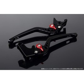 SSK Adjustable Lever 3D Long Lever Body Color: Matte Black Adjuster Color: Matte Red 1400GTR/CONCOURS14 2007-2016 ZZR1400 2006-2011 NINJA ZX-14R 2006-2018 (Does not fit High Grade) LVEM026BK-RD