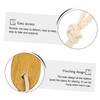 WOONEKY Foot File Callus Remover Double-sided Natural Stone Foot Rasp