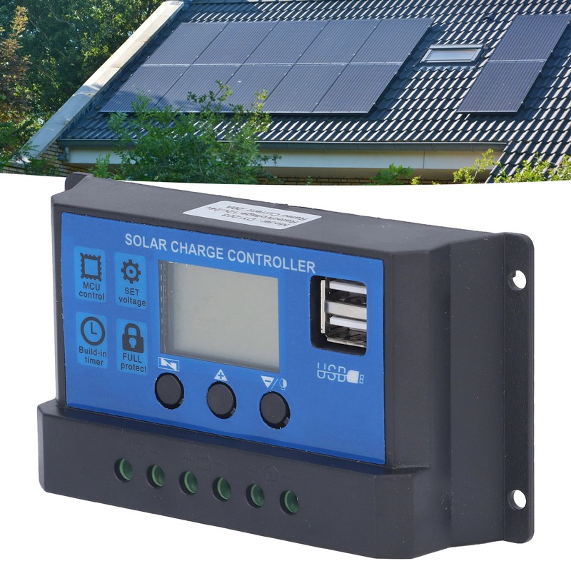 Solar Charge Controller LCD Automatic Identification with 5V Smart 2