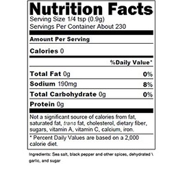 Olde Thompson Adjustable Grinder, Garlic Pepper, 7.3 oz