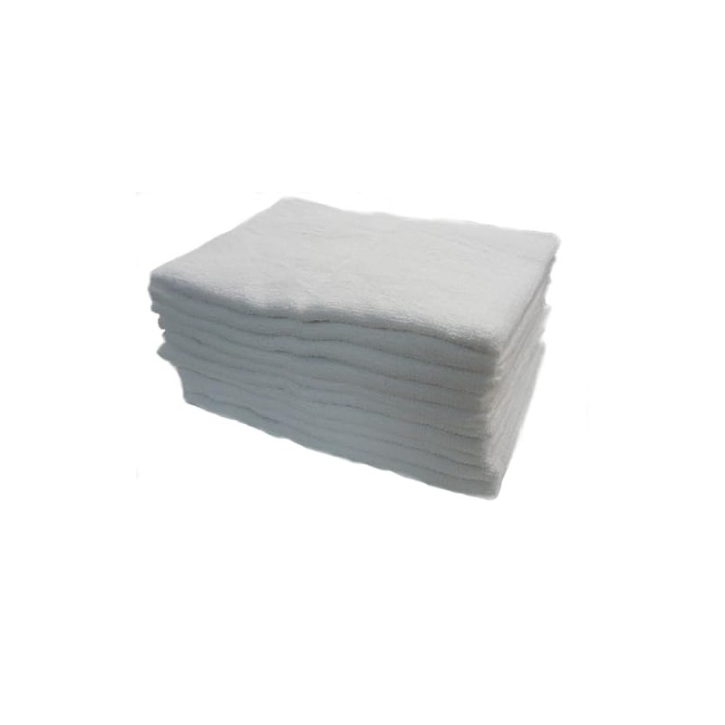 10 Pack Long Towels (White)