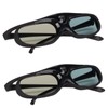 144Hz 3D Glasses, 2 Pack DLP Link 3D Active Shutter