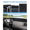 FIILINES Dash Cover for Nissan Titan for 2016-2024, Dashboard Mat
