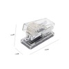 2 Pack Mini Stapler, Portable Stapler, with 2000 Standard Staples,