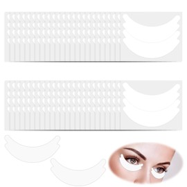 Foam Eye Pads for Lash Extensions, 100 Pieces Non-lint Eye Pads Lash Extensions Sticky Under Eye Pads Lash Lift Pads Hypoallergenic Eyelash Perm Pads Micro-Foam Lash Eye Pads for Eyelash Extensions