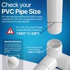 FORMUFIT 1-1/4" 3-Way Elbow Furniture Grade PVC Fitting in White,