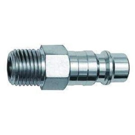 RIEGLER 141670-424.61-NPT Nipple for Couplings NW 7.2, Steel, NPT 1/4 AG, Pack of 1, Small