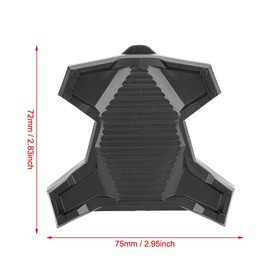 Demeras Bike Pedal Platform Adapters Polyamid Bicycle Clipless Pedal Adapters Bicycle Accessories for SPD and Keo System(SPD)