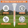ParFact Golf Tees Wooden | Pack of 30 | Durable